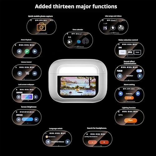 Image of Nyxo Wireless Earbuds,TWS Earbuds Wireless with ANC & ENC Dual Noise Cancellation, 13mm Titanium Drivers, 360 Immersive Audio, Low Latency Gaming Bluetooth 5.4, Find My Ear Buds with Sound Alert