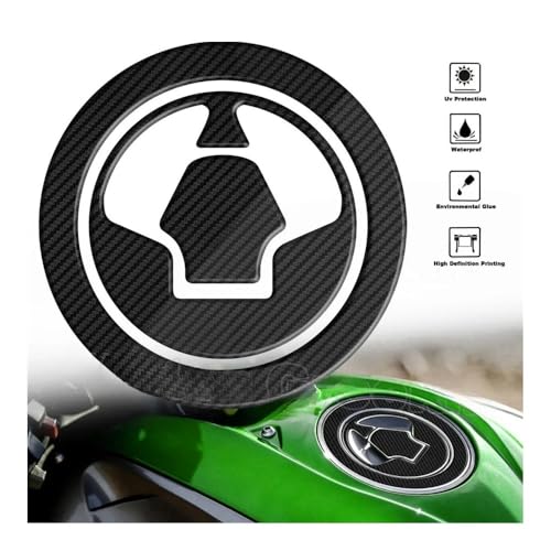 Protection réservoir moto carbone contre rayures de clés et essence