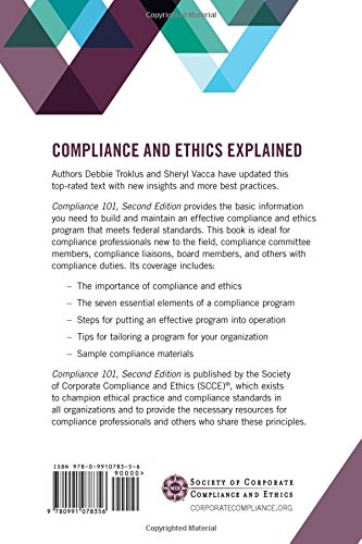Compliance 101 -- SCCE Second Edition