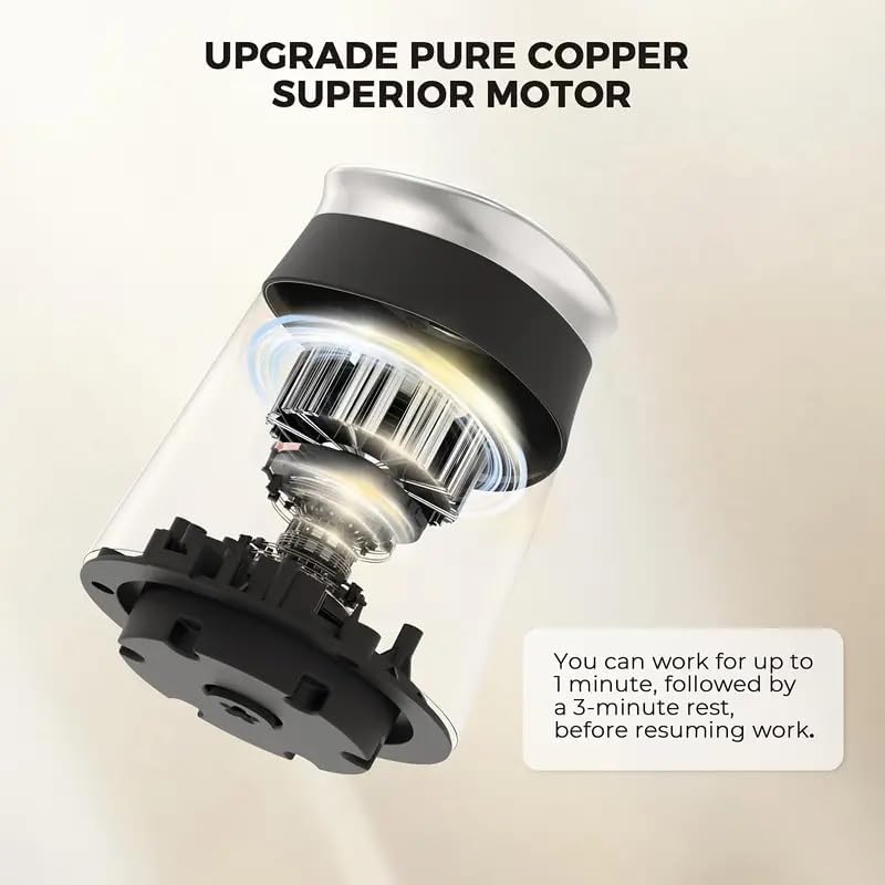 Miniatura 8 de Procesadores de alimentos con 2 cuencos, 4 cuchillas de dos niveles, mini picadora de 400 W, para alimentos para bebés, carne, verduras, 2