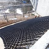 Sistema de muro de contención de 5 cm de grosor, diseño permeable de 2 x 7 m para estabilidad del paisaje