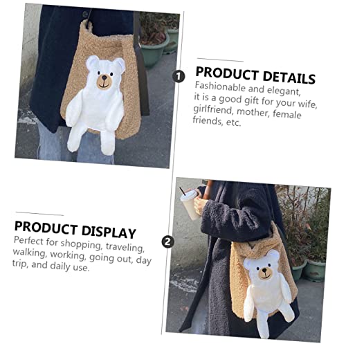 TENDYCOCO Bolsa De Ombro De Urso Bolsas Para Bolsa De Ombro Carteira De Viagem Feminina Bolsa Para M