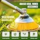 Unkrautbürste für Freischneider Nylon,8 Zoll Unkrauttrimmer Motorsense,Unkrautbürste Profi Wildkraut Fugenbürste,Unkrautbuerste Freischneider,Kegelbürste für Garten,Freischneider Rundbürste
