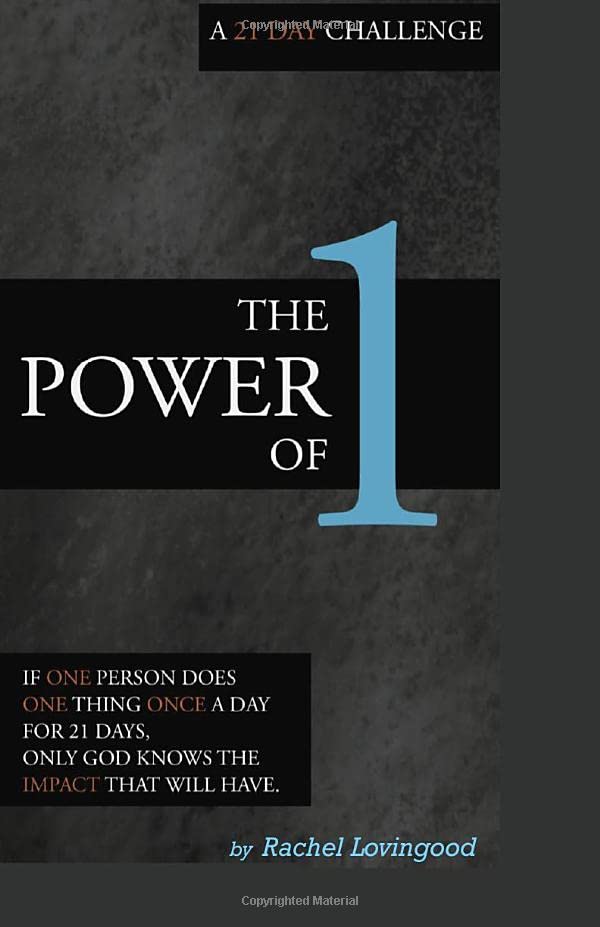 The Power of 1: a 21 day challenge
