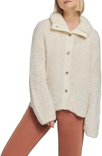 UGG Women's Alaura Cloudfluff Sweater, Plaster, XL