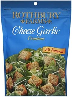 Rothbury Farm Croutons, Cheese and Garlic, 5oz Bag 3 Pack