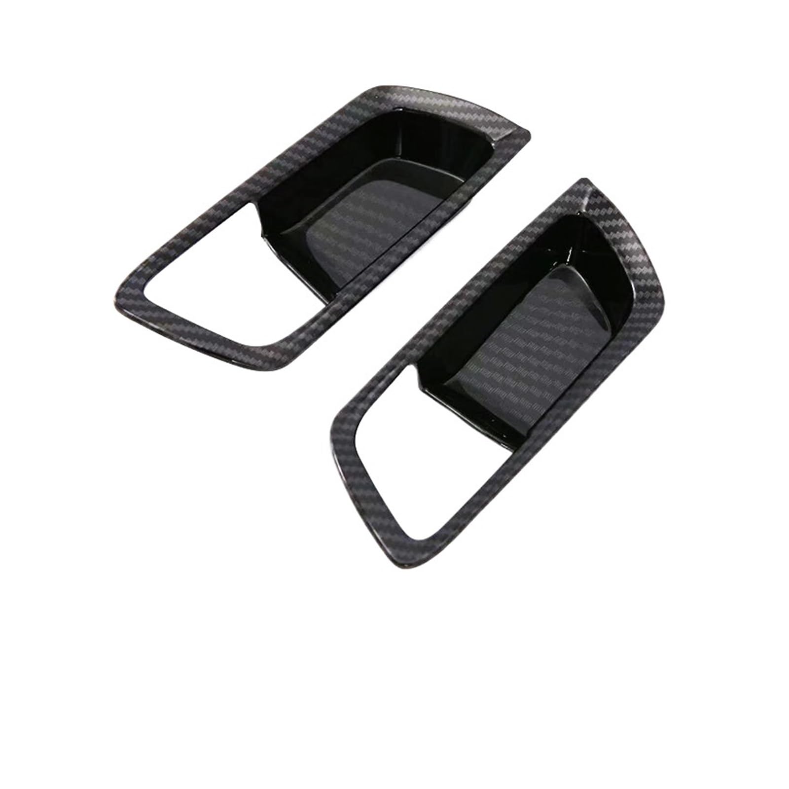 QBKGMEWCA Interior Door Handle Covers Trim Frames Accessories Compatible for Toyota Alphard 2015–2023