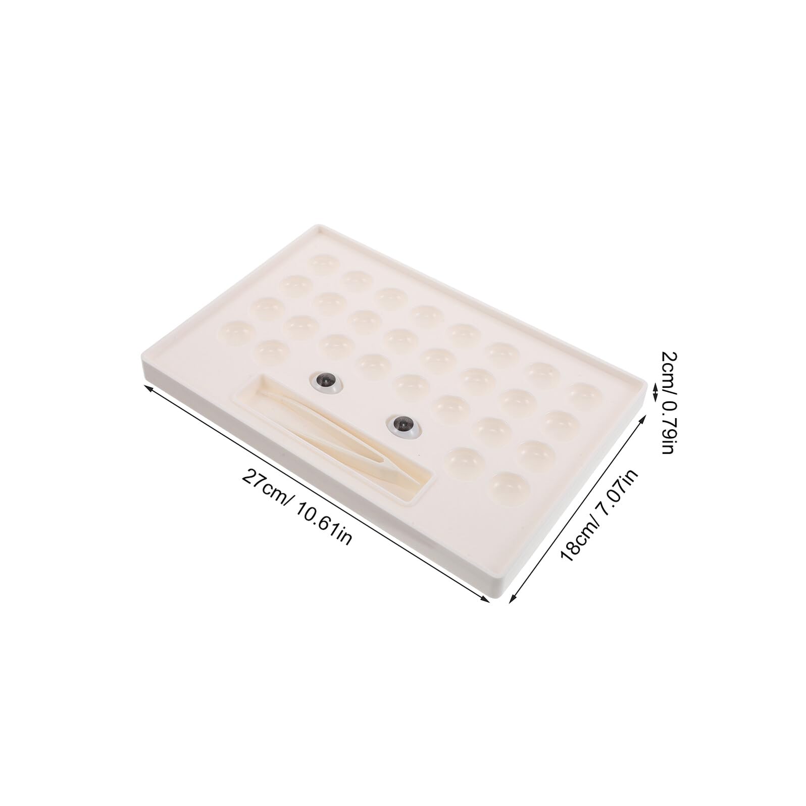 Organizer Scatola Espositiva per Lenti Colorate Custodia Portatile Resistente AI Graffi Scomparti Separati per Viaggi e Uso Quotidiano