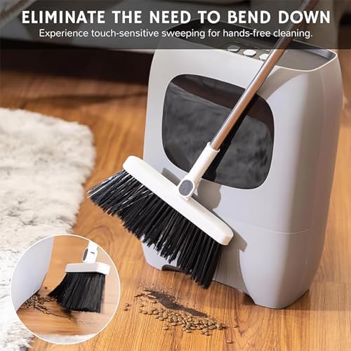 Adtzpc Touchless Vacuum Automatic Dustpan, 7L Electric Vacuum Cleaner with 5-Layer HEPA + 4-Layer Pre-Filter and 3 Smart Modes, Floor Mode and Tool Mode Switchable, for Sweeping Salon Pet Hair — view 6