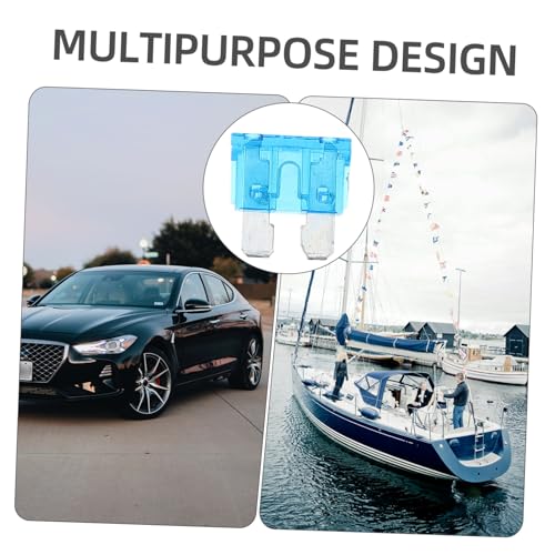 Kit de 100 fusibles automotrices ARTIBETTER para autos, camiones y embarcaciones, con cubierta transparente y fácil almacenamiento miniatura 7
