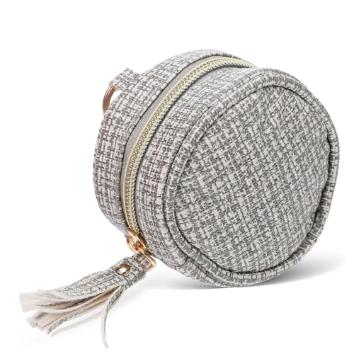 Ipetboom Pouch Clip Portable Bag for Diaper Bag Stylish Pu Leather Compact Easy to Carry Multi-purpose Accessory Holder