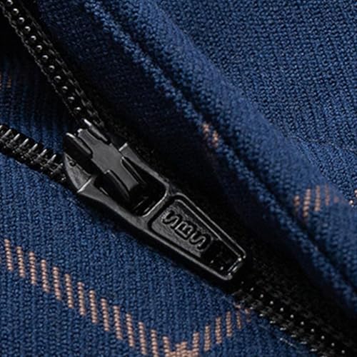 LittleSpring Boys Plaid Flat Front Dress Pants Straight Leg4