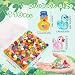 Zenoble 110Pcs Mini Resin Ducks Various Multicolor Tiny Ducks to Hide Miniature Resin Animals Variety Pack Small Little Figurines Bulk for Fairy Garden Micro Landscape Ornament Dollhouse Decor