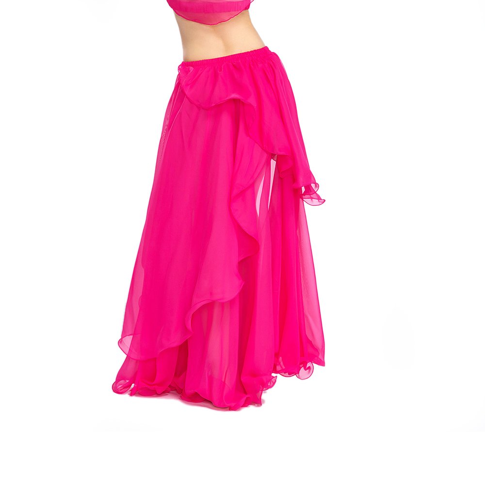 ROYAL SMEELA Falda Danza del Vientre Sexy Faldas Larga Danza del Vientre para Mujer Gasa Vestidos Danza Vientre Faldas Danza Vientre Traje de Danza del Vientre Practicar Ropa Falda de Danza Oriental