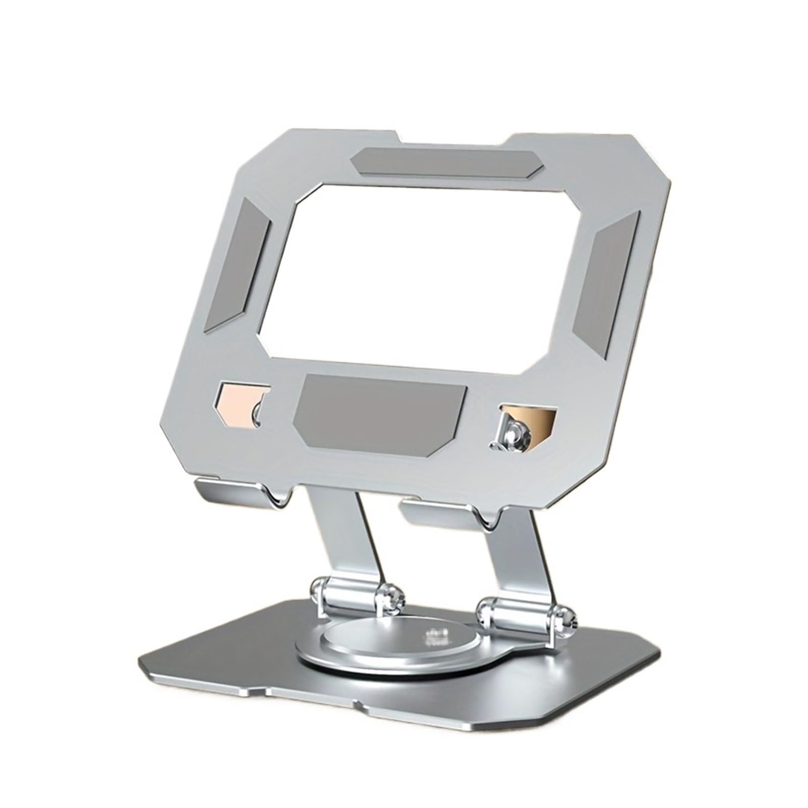 Support de tablette rotatif à 360° pliable et réglable en hauteur pour bureau