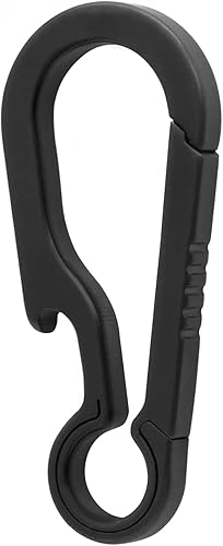 Miniatura 12 de Clip de llavero de mosquetón de titanio, clip minimalista para llavero EDC ganchos de liberación rápida