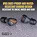 Klein Tools AESEB1 Bluetooth Jobsite Earbuds, Wireless Hearing Protection Earplugs with 28dB Noise Reduction Rating, 15-Hour Playtime
