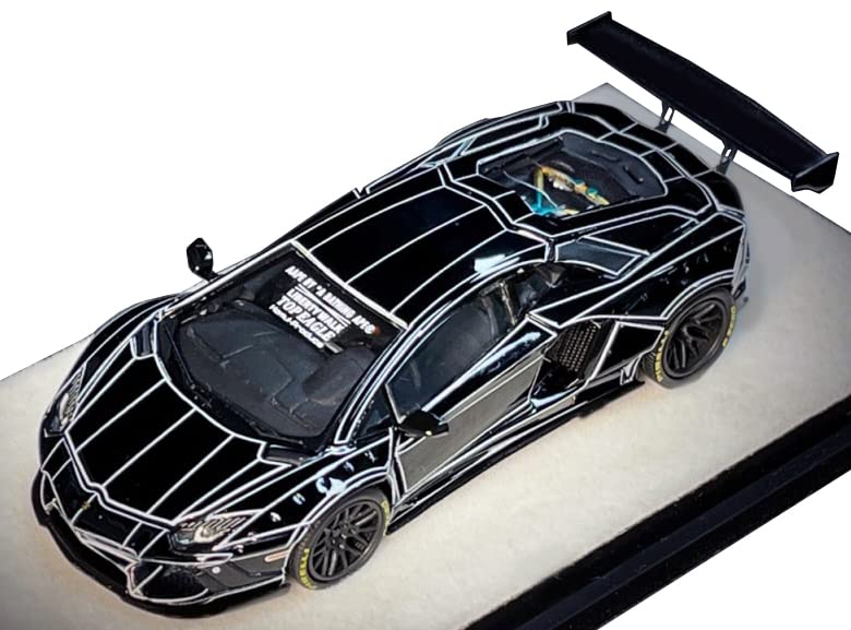 PGM 1/64 LB LP 700 Tron ブラック Amazon | PGM 1/64 LB LP 700 Tron Black 完成品 | ミニカー・ダイ