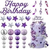 BSITSSS 32 Pcs Decoracion Tarta Discoteca, Moda Decoración Tarta de Bolas, Adornos de Bolas para Pasteles, Multicolor Adornos no Comestibles para Tartas