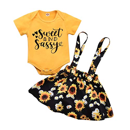 Image of Unutiylo Newborn Infant Baby Girl Clothes Romper Shorts Set Floral Summer Outfits Cute Baby Clothes Girl