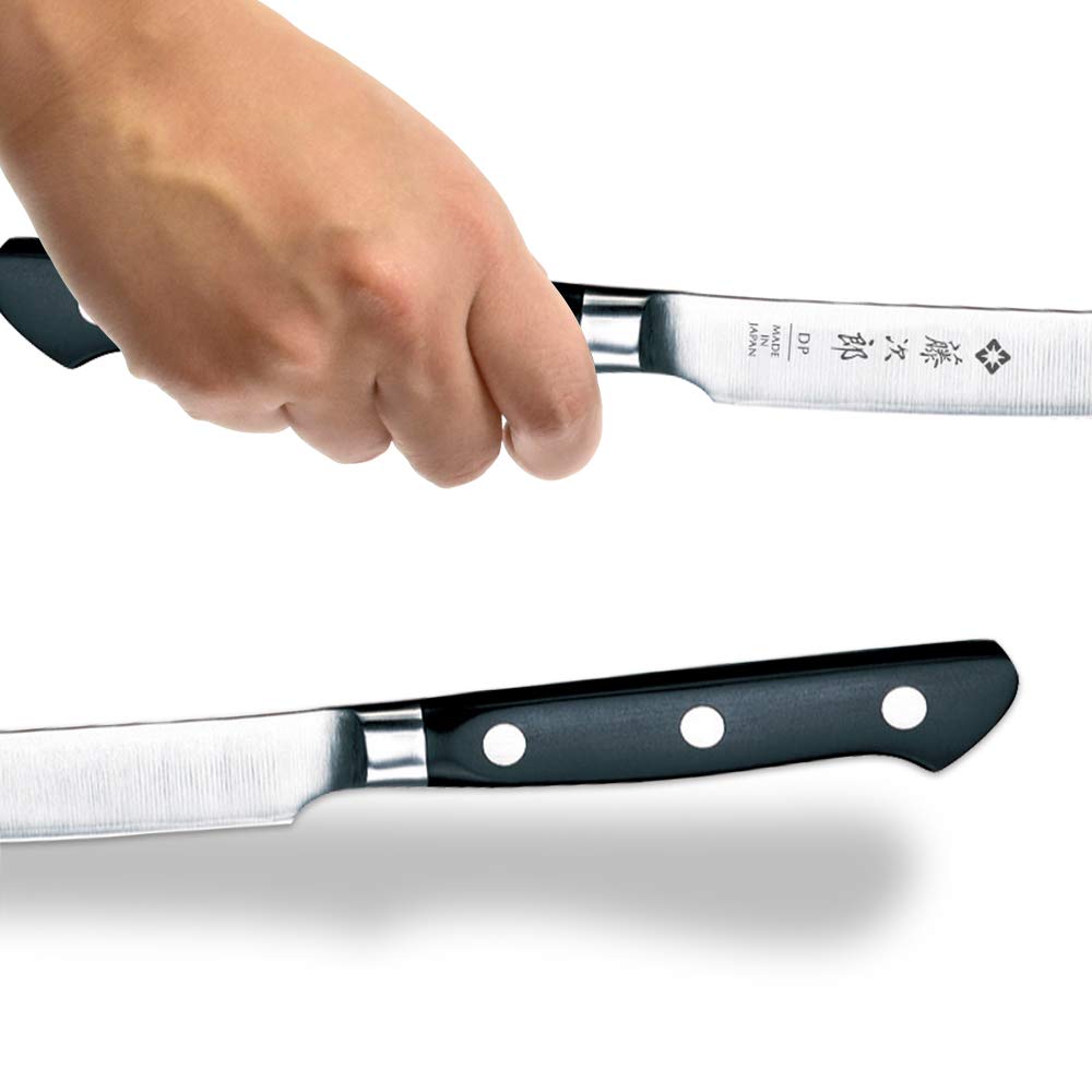 Amazon.co.jp: 藤次郎 ステーキナイフ 120mm 日本 コバルト合金鋼 両刃