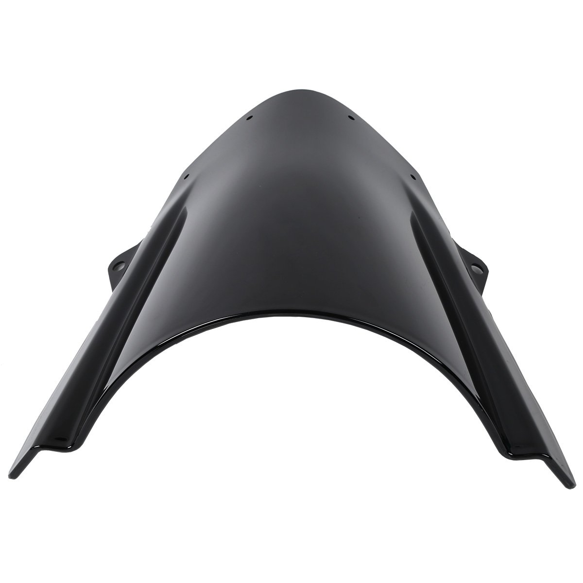 Tengchang Moto Protezione dello Schermo del Parabrezza Adatto per Kawasaki Ninja ZX10R 2008-2010 ZX6R 2009-2014 (Nero)
