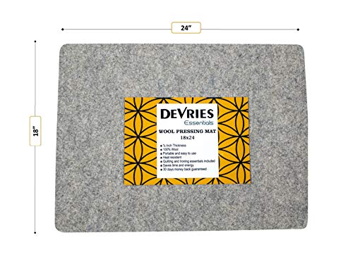 Wool Pressing Mat for Quilting 100% New Zealand Wool Ironing Pad for Quilters | Iron Board Quilting Supplies (18x24 Inch)… - Image 2