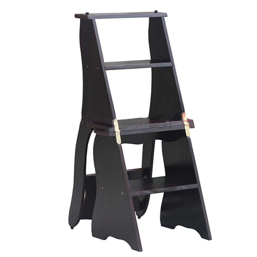 Échelle de cuisine pliable rétro pour jardin et support de fleurs