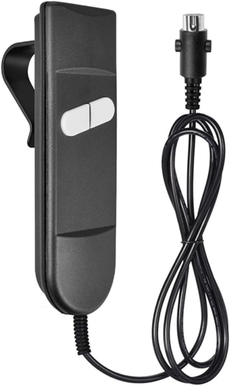 Lift Chair Remote Replacement, 5 Pin 2 Button Straight Plug Hand Control, Universal for Most Power Lift Recliners and Home Theater Chairs