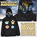 Get Trend Pokemon Rain Coat for Boys, Teens, Reversible Hooded Raincoat with Pockets for School, Outdoor Travel, Anime Gifts for Boys (11-12 Years, Pokemon Reversible)