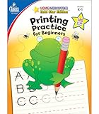 Printing Practice for Beginners, Grades K - 1: Gold Star Edition (Home Workbooks)