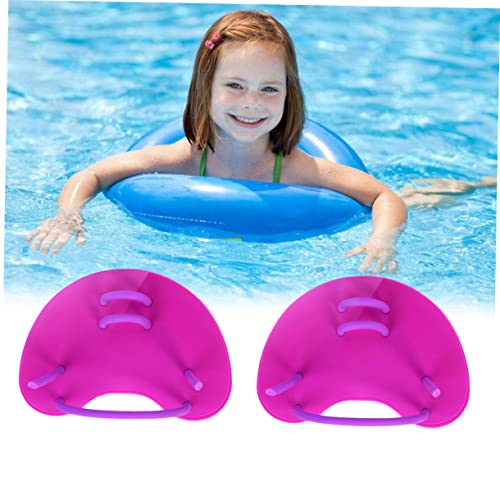 Sosoport Luvas De Natação Rosa Para Adultos Remos De Mão Para Natação Para Homens Acessórios Remos P