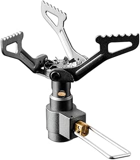 DECHO-C 25g Ultraligero Mini Camping Gas Estufa Portátil Plegable Cocina Estufa Para Picnic Senderismo BBQ (BRS-3000T)