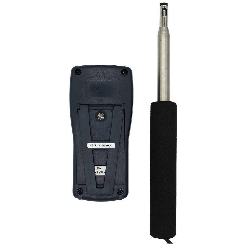 Back view of TES 1340 Hot-Wire Anemometer.