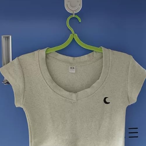 Miniatura 5 de 12 perchas plegables de plástico portátiles para viajes, para el hogar, multifuncional, tendedero para viajes, dormitorio, escuela, hotel y hogar (4