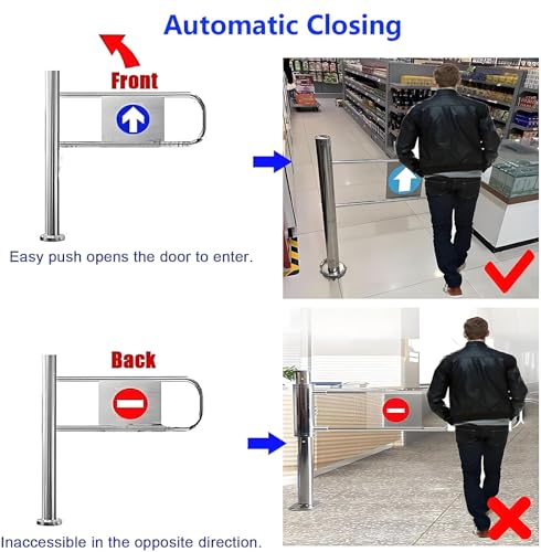 SwingGateng Design Easy Installat Perfetto per Case Magazzini-Negozi al dettaglio e aree ad alto traffico
