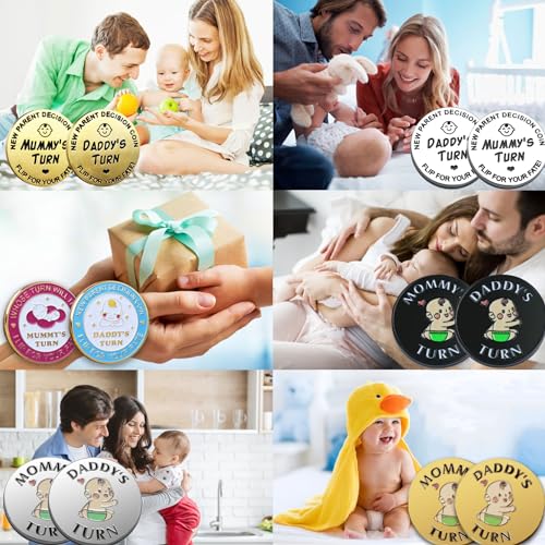 Image of Funny New Parents Decision Gift,Pregnancy Gifts New Dad Mom Gifts,New Parents Gifts for Couples Halloween Thanksgiving Christmas Gift for First Time to be Moms Dads Daddy Mummy Double Sided