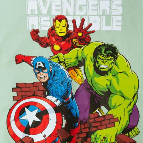 Image of Nap Chief Kids Cotton Official Marvel Avengers Characters Printed T-Shirts for Boys & Girls
