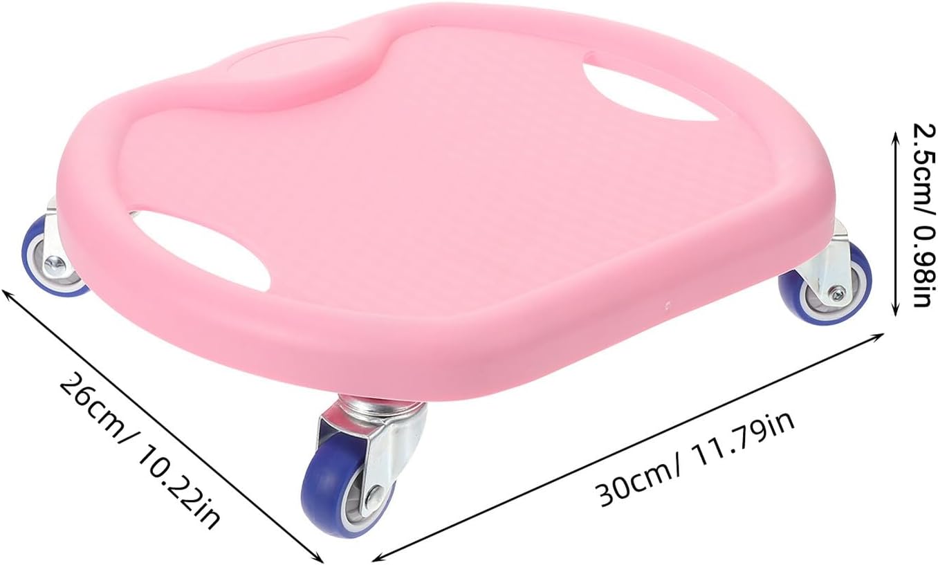Silent Abdominal Fitness Disc with Non-Slip Surface and Complimentary Knee Pad Core Strengthening Sliding Plate for Workout and Compact Storage Pink Exercise Sliders for Home
