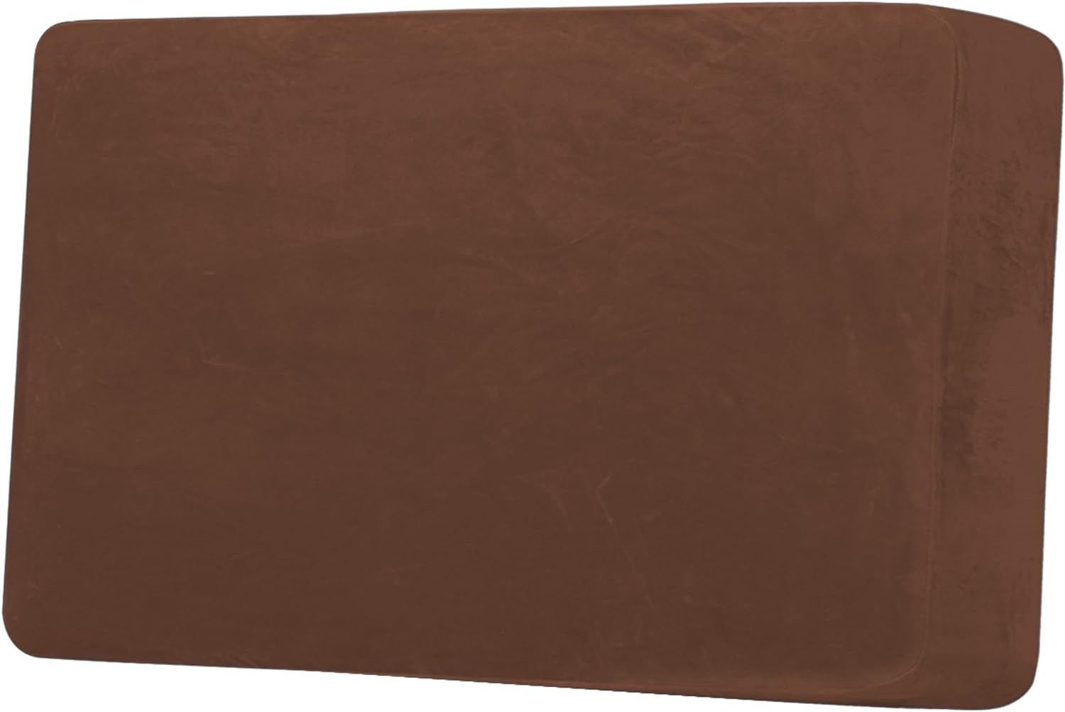 LINGKY Sofa Seat Cushion Cover, Sofa Cushion Slipcovers Stretch Velvet, Universal Non-Slip Couch Cushion Covers Replacement for Individual Furniture Protector (Caramel,2 Seater)