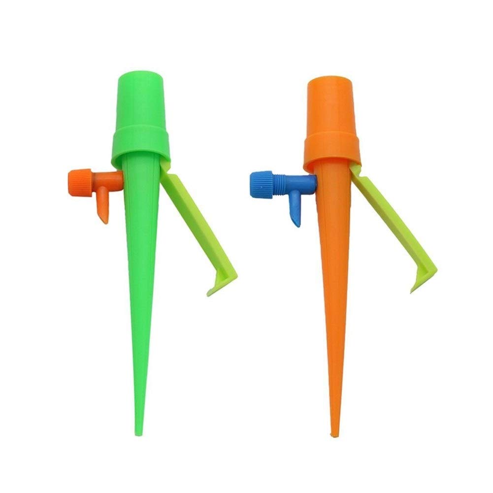 Irrigazione del giardino Spruzzatori 50 pc pianta in vaso Appuntito Watering Gocciolatore regolabile dispositivo Automatic Self Watering Giardino Balcone Waterers bottiglia di irrigazione ( Color : Or