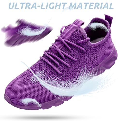 Image of Running Womens Shoes Fashion Walking Sports Gym Tennis Breathable Slip on Ladies Non Slip Lightweight Jogging Sneakers