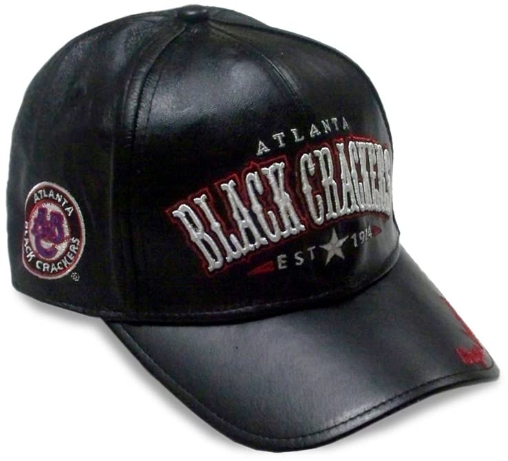 Big Boy HeadgearNLBM Negro League Atlanta Black Crackers Legends Leather Cap