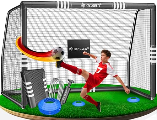 KESSER® Fußballtor – Hochwertiges Fußballtor 240cm, Training...