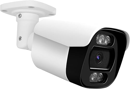 Cámara de seguridad analógica HD 1080P de 2.0MP (híbrido 4 en 1 HD-CVITVIAHD960H CVBS analógico) para interiores y exteriores, 6 LED IR, ICR, lente