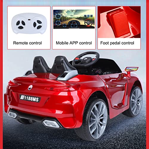 Elektro-Spielzeugauto for Kinder 1-6 Jahre, 12-V-Batterie-Elektrofahrzeug mit 2 Motoren, Fernbedienung, 3… – Bild 5