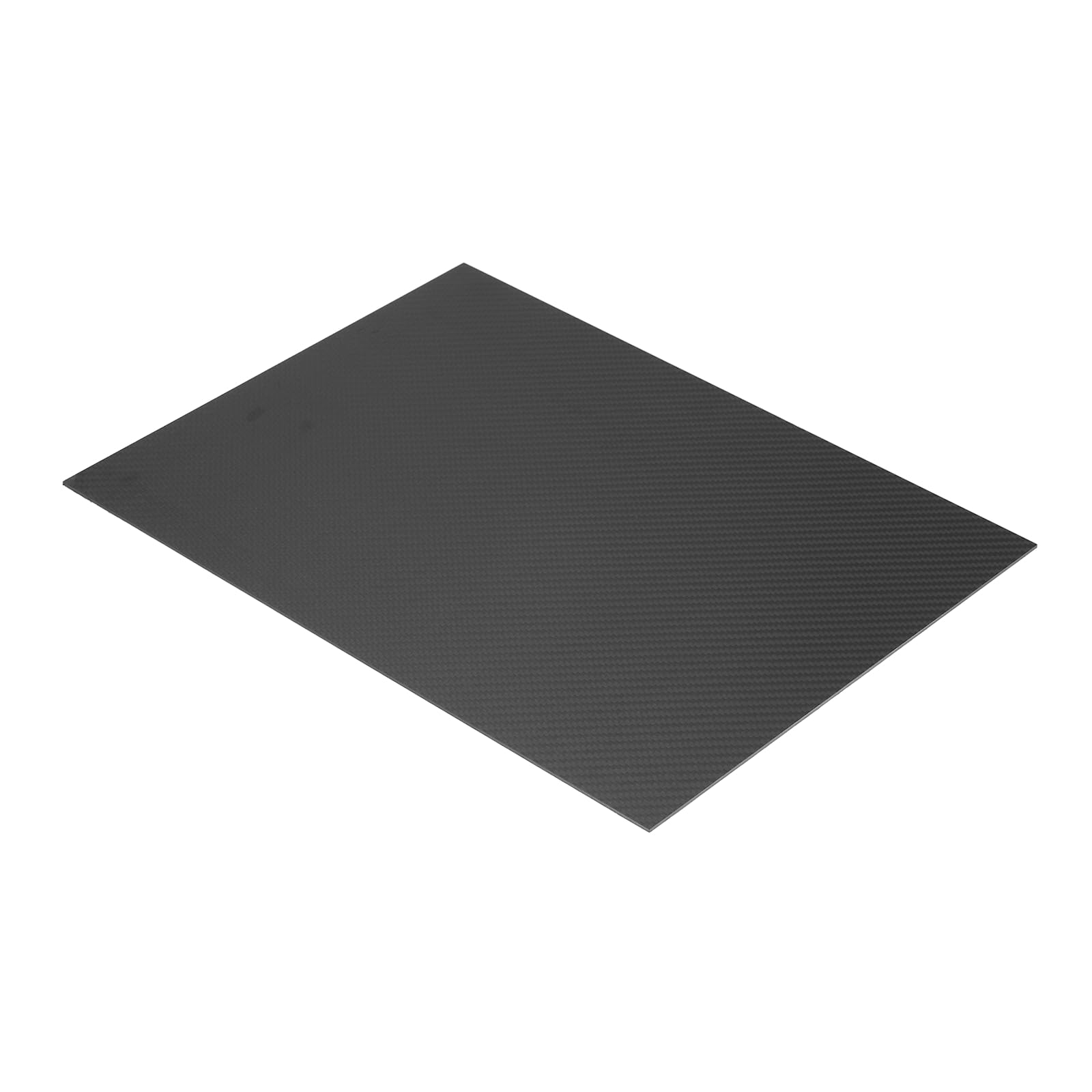 QUARKZMAN Piastra in fibre di Carbonio 3K, 400 x 300 x 2mm, Pannello in fibre di Carbonio Flessibile per Aeromodelli, Modellini di Auto, Parti Auto (Twill Opaco)