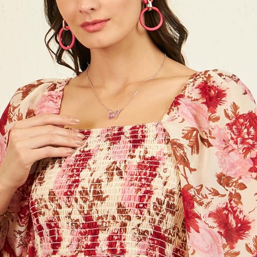 Image of Rare Women's Georgette A-Line Midi Dress