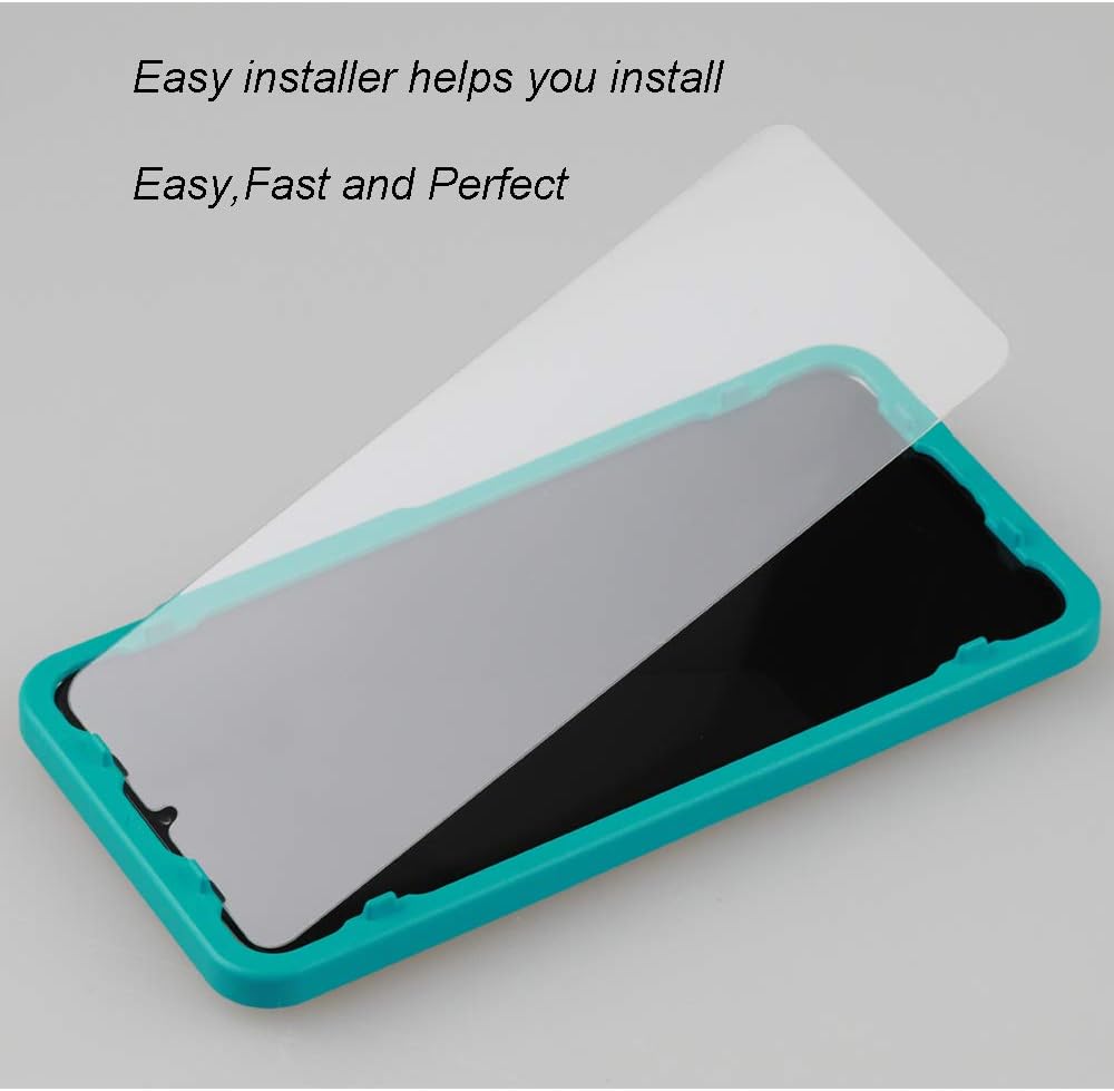 Ibywind Screen Protector For Xiaomi Mi 9/9 Pro,with 2Pcs Tempered Glass,1Pc Camera Lens Protector,1Pc Backing Carbon Fiber Film [Fingerprint Reader,Easy to install]