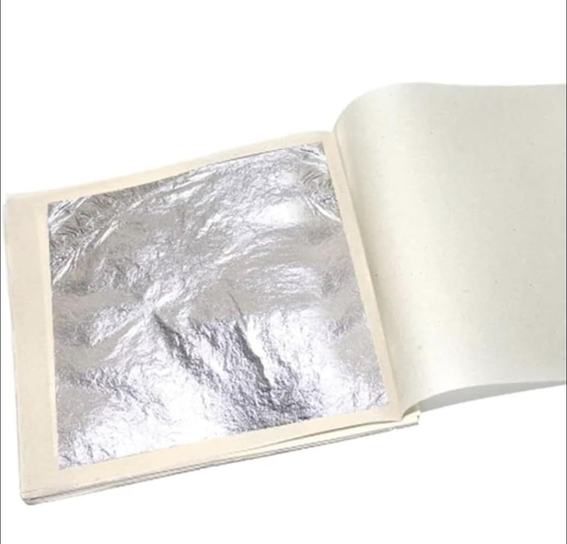 Edible Silver Leaf Foils, 15 Sheets, 15.2 cm x 10.1 cm, for Sweets and Cake Decoration-image-7